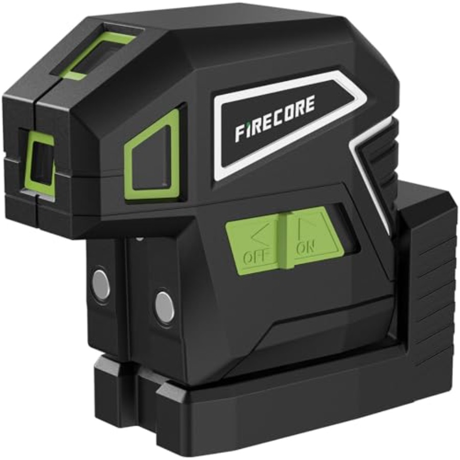 Industrial Laser Measurement - 5-Point Laser Level Green Beam Self-Leveling