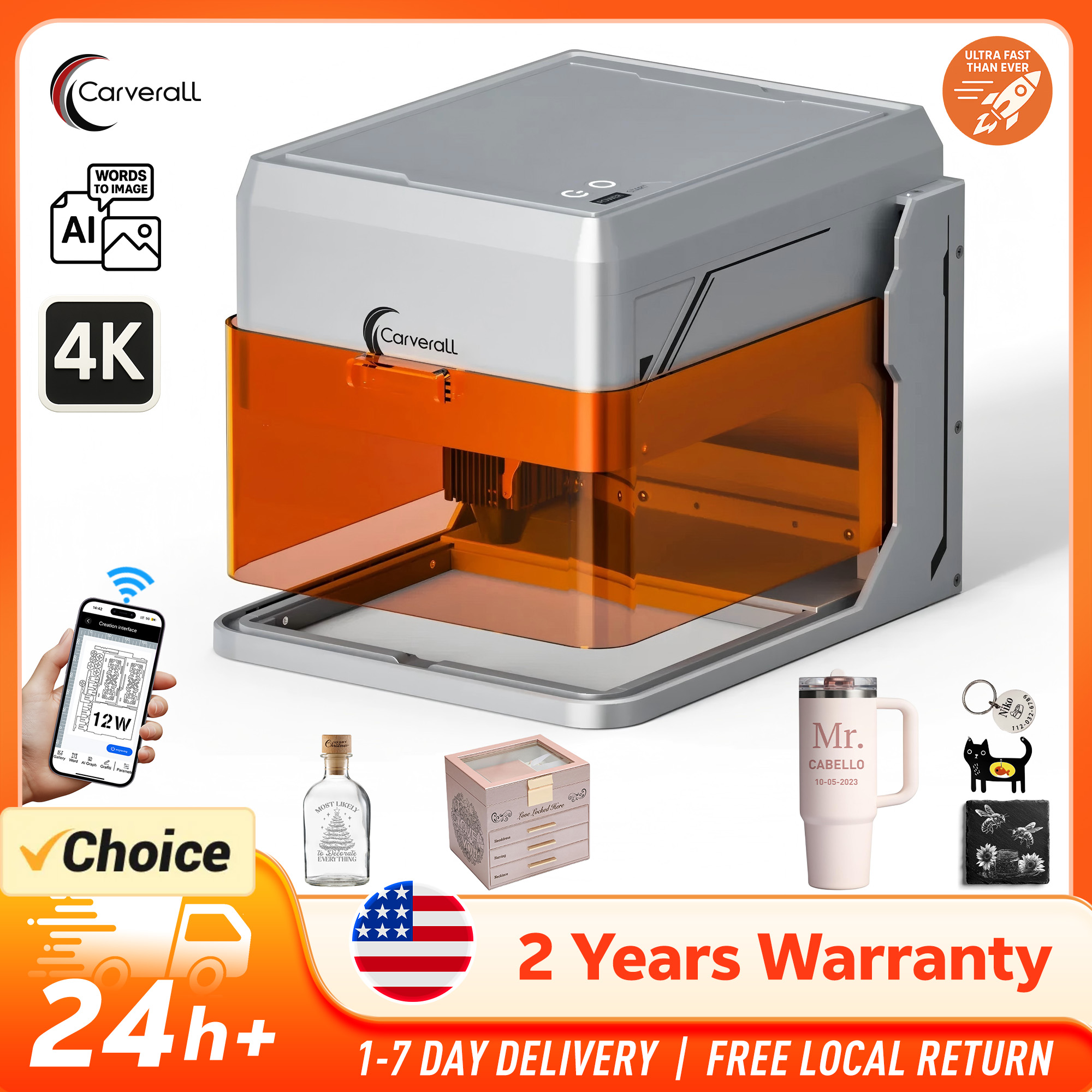 Industrial Laser Equipment - Laser Engraver Machine Desktop WiFi USB