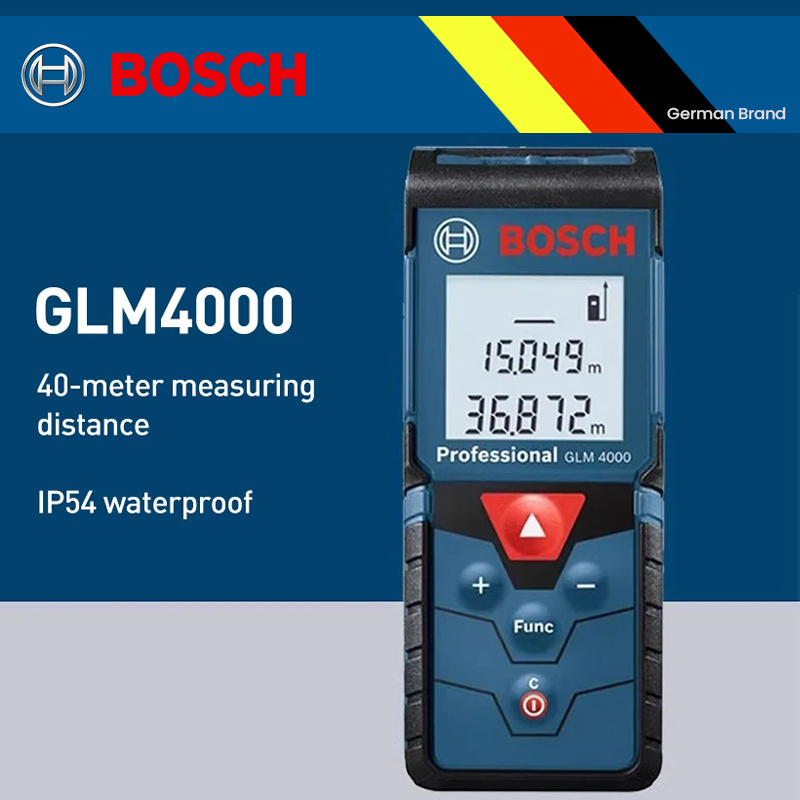 Industrial Laser Distance Sensor - Bosch GLM 4000 Laser RangeFiner Bag