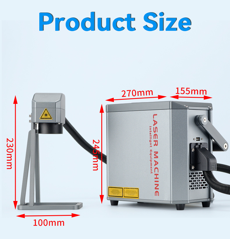 DMX Fiber Handheld Laser Engra - Industrial Handheld Laser Printer avaliação e preço