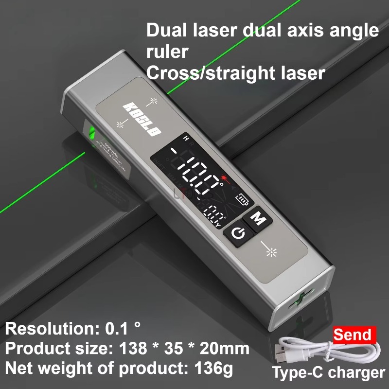 Dual Laser Digital Inclinomete - Industrial Laser Alignment avaliação e preço