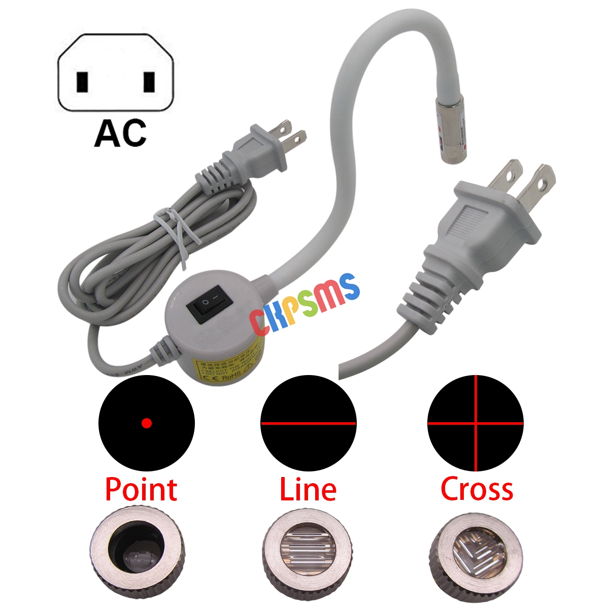 110V-120V AC Plug Magnetic Bas - Industrial Laser Light avaliação e preço