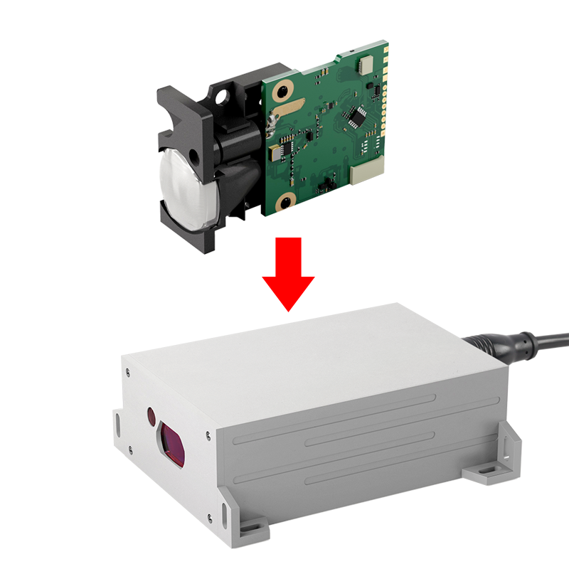 IP67 Waterproof 20Hz Laser Dis - Industrial Laser Distance Sensor avaliação e preço