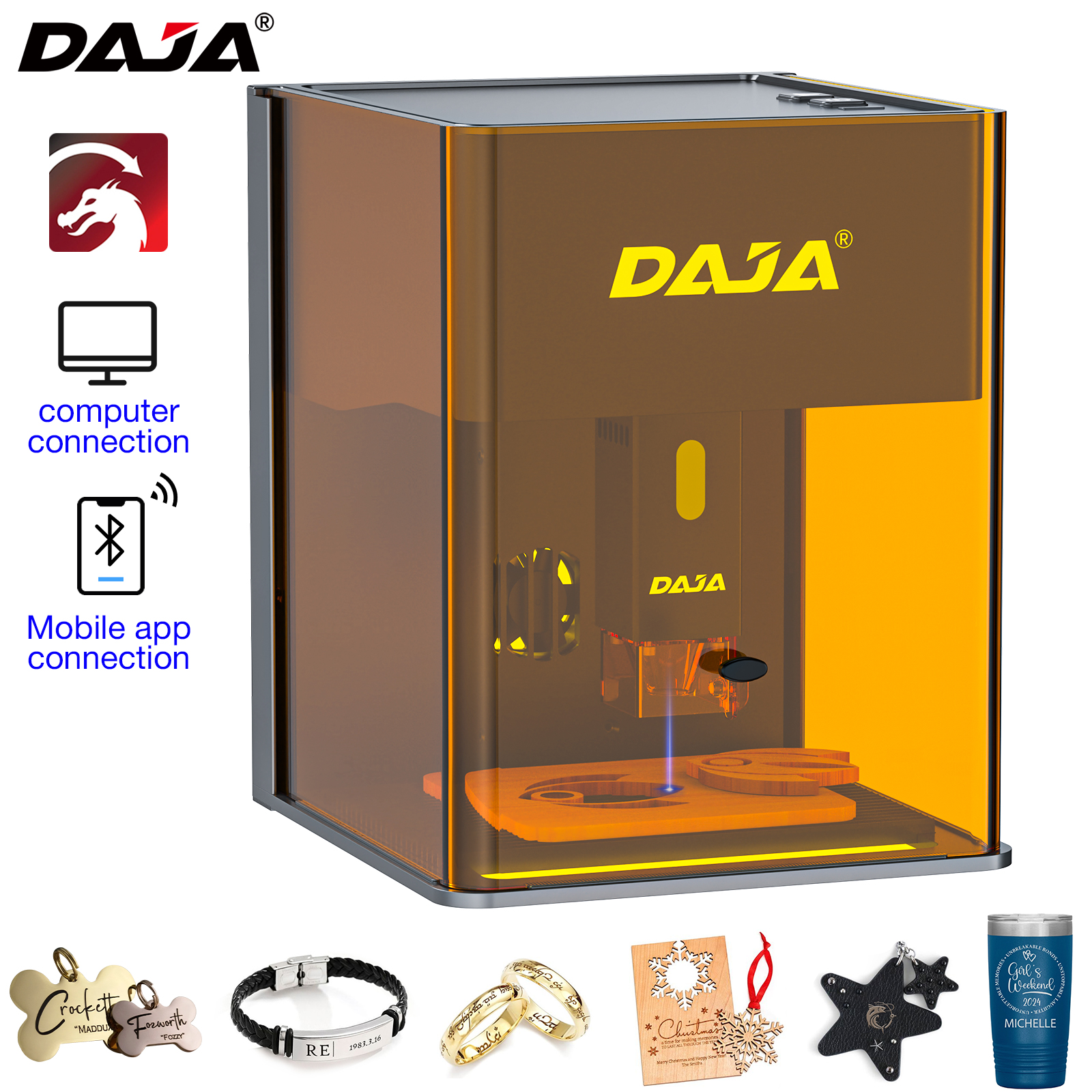 DAJA DJ6 Pro Mini Laser Engrav - Industrial Laser Equipment avaliação e preço