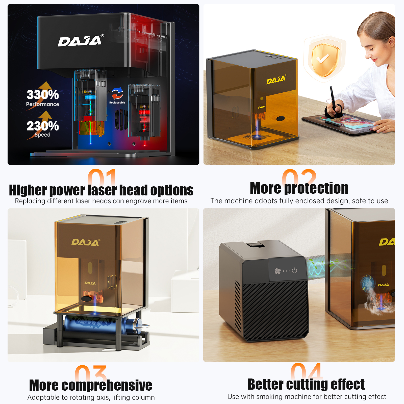 DAJA DJ6 Pro Mini Laser Engrav - Industrial Laser Equipment avaliação e preço
