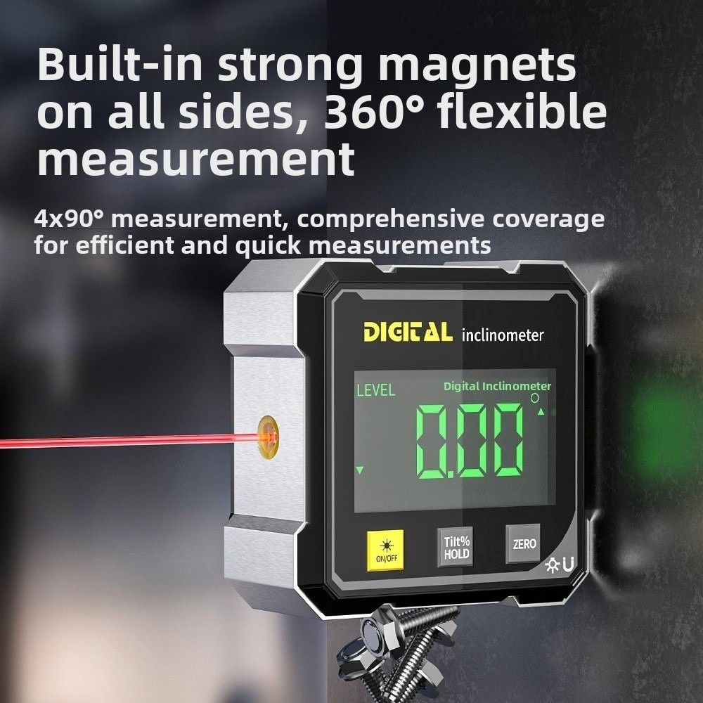Four Sided Display Angle Gauge - Industrial Laser Alignment avaliação e preço