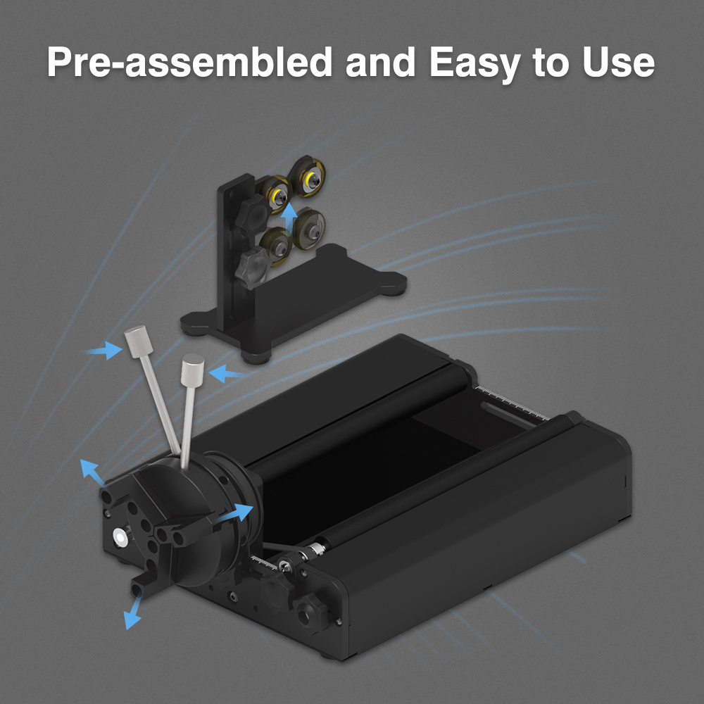 Twotrees TR2 PRO Rotary Roller - Rotary Axis Laser Engraver avaliação e preço