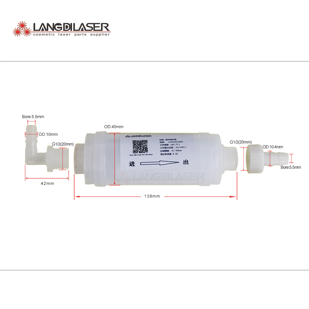 Diode Laser Water Filter Syste - Industrial Hair Laser Machine avaliação e preço