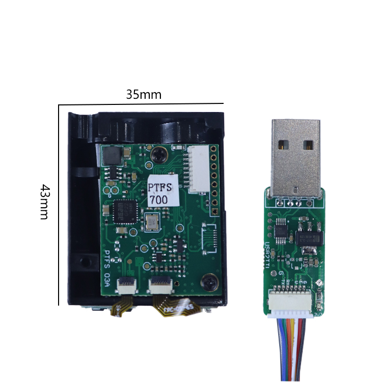 TOF Laser Distance Sensor Modu - Industrial Laser Distance Measuring Device avaliação e preço