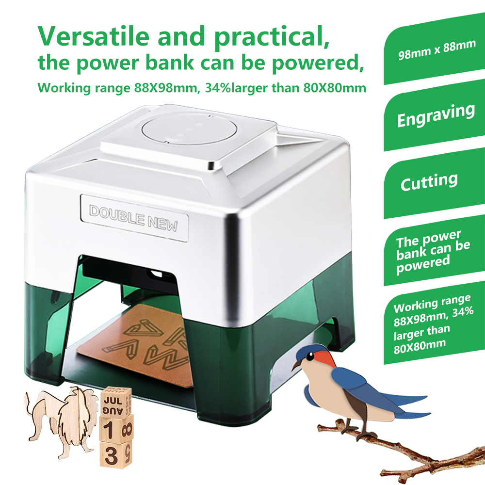 3W Mini Laser Engraver Portabl - Industrial Laser Printing Machine avaliação e preço