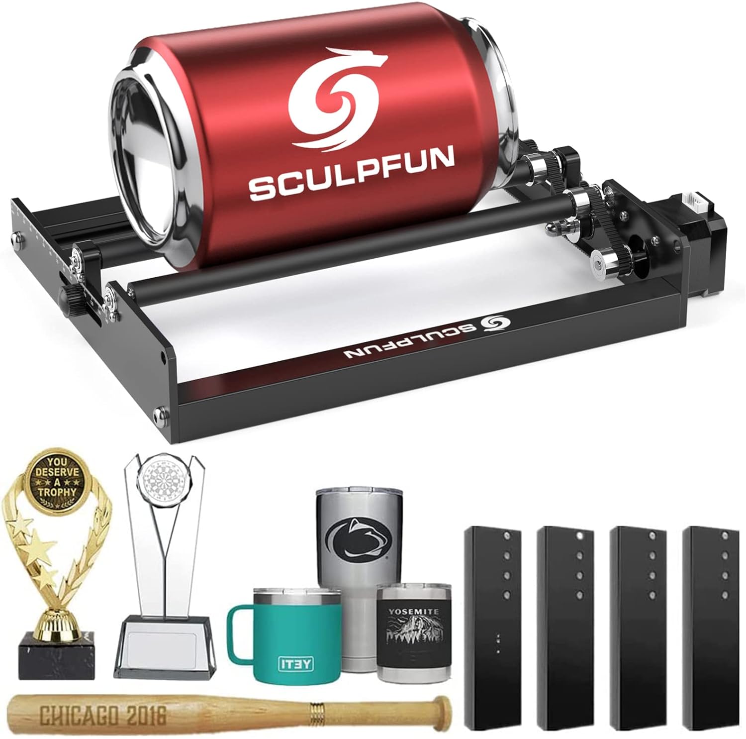 SCULPFUN Laser Rotary Roller L - Rotary Axis Laser Engraver avaliação e preço