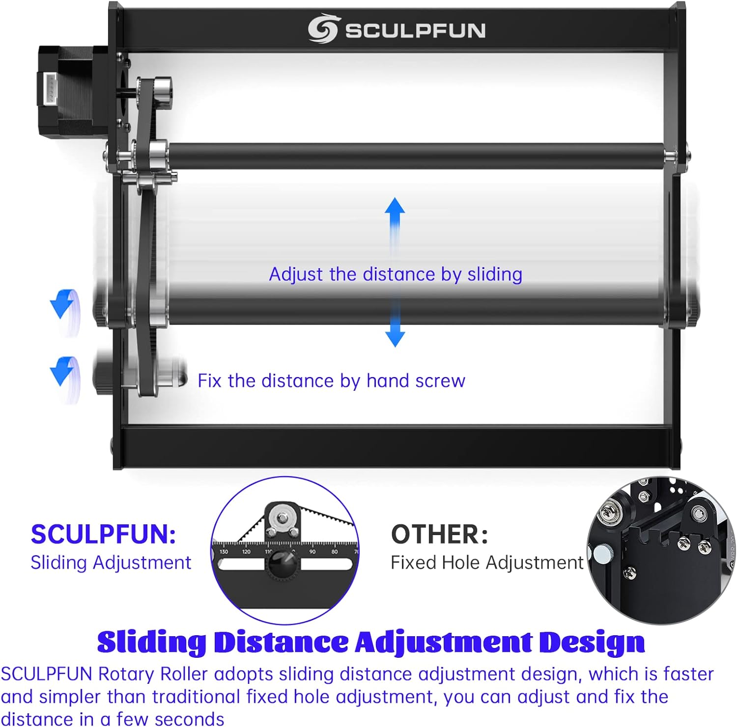 SCULPFUN Laser Rotary Roller L - Rotary Axis Laser Engraver avaliação e preço
