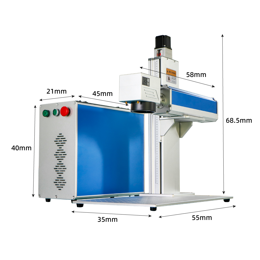 Raycus Fiber Laser Engraver Ma - Industrial Laser Marking Machine avaliação e preço