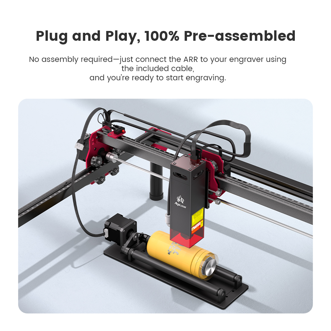 AlgoLaser Rotary Roller 360° R - Rotary Axis Laser Engraver avaliação e preço