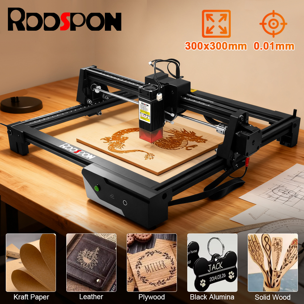 RDDSPON Wood Router Engraving  - Industrial Laser Printing Machine avaliação e preço