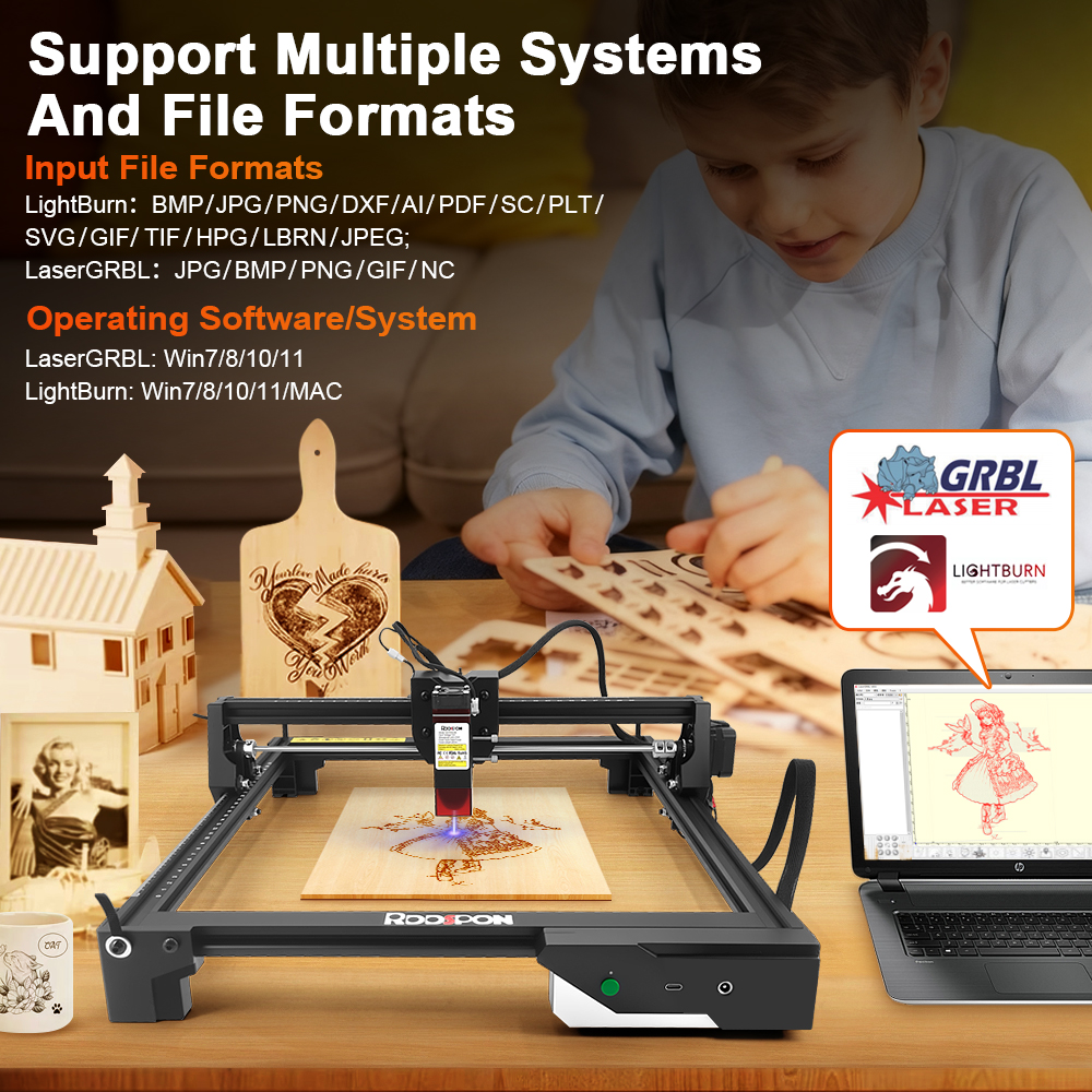 RDDSPON Wood Router Engraving  - Industrial Laser Printing Machine avaliação e preço