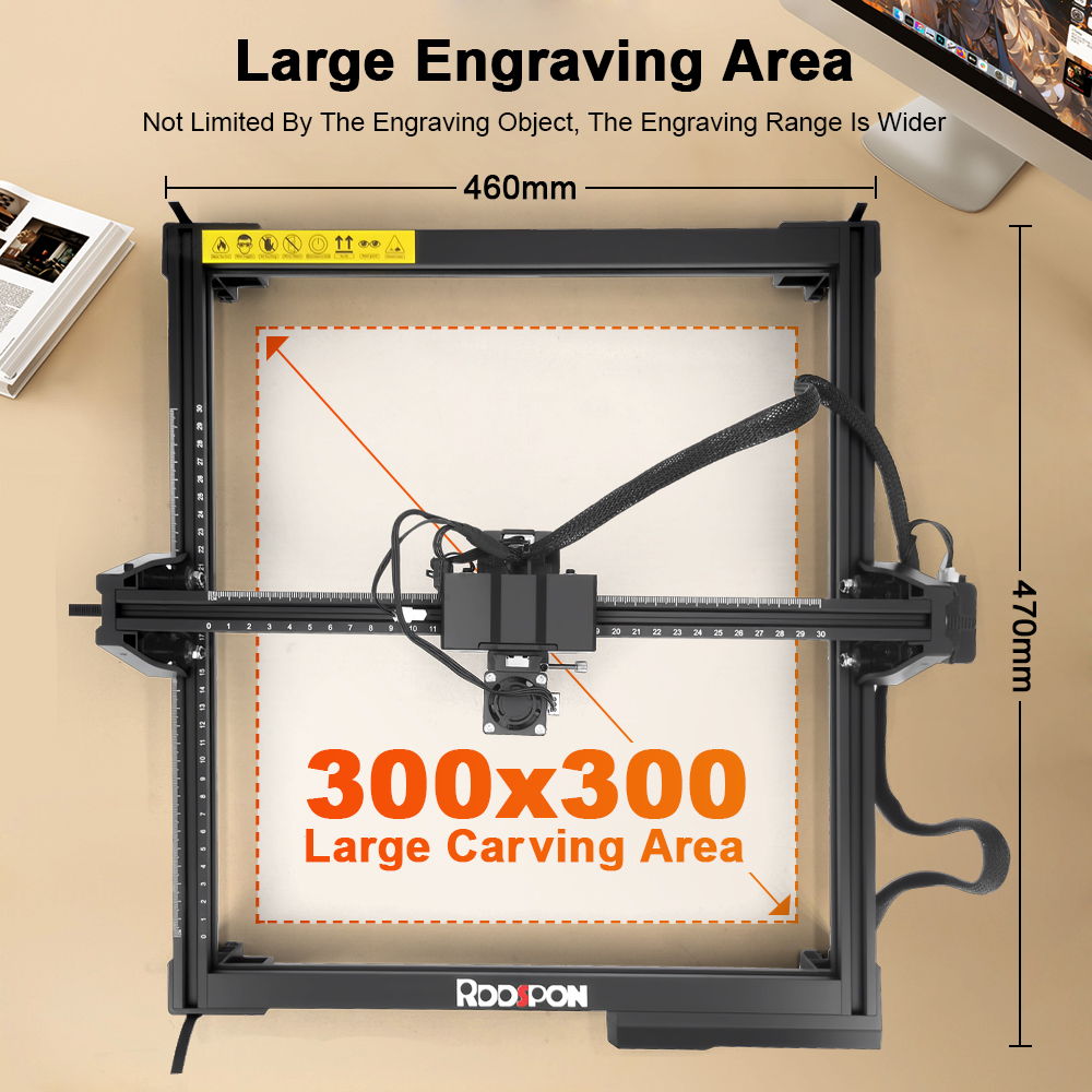 RDDSPON Wood Router Engraving  - Industrial Laser Printing Machine avaliação e preço