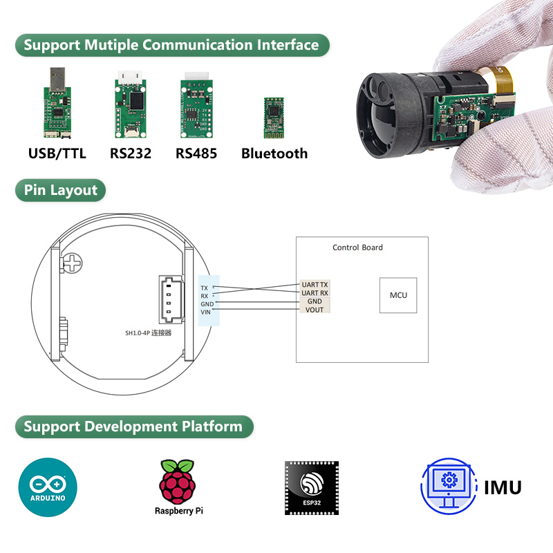 Light Weight 1000m  Night Visi - Industrial Laser Distance Measuring Device avaliação e preço