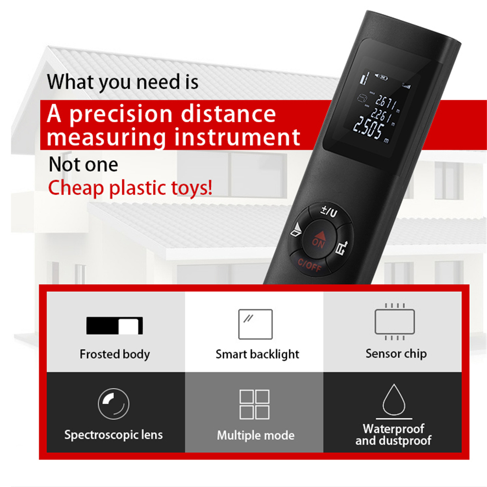 40M Laser Distance Meter Laser - Industrial Laser Training avaliação e preço