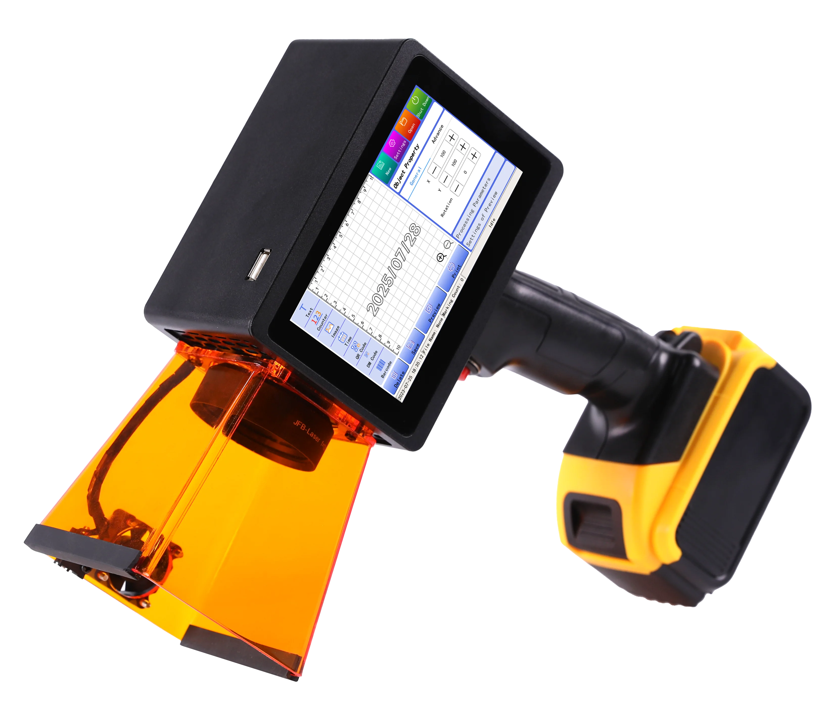 10W Handheld Portable Laser En - Industrial Laser Printing Machine avaliação e preço
