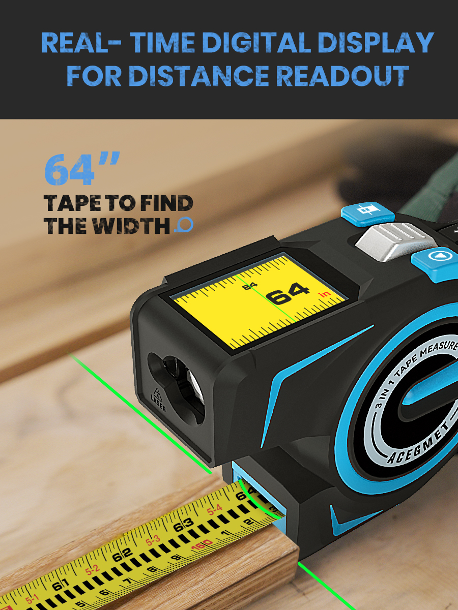 Laser Tape Measure 100M Profes - Industrial Laser Distance Sensor avaliação e preço
