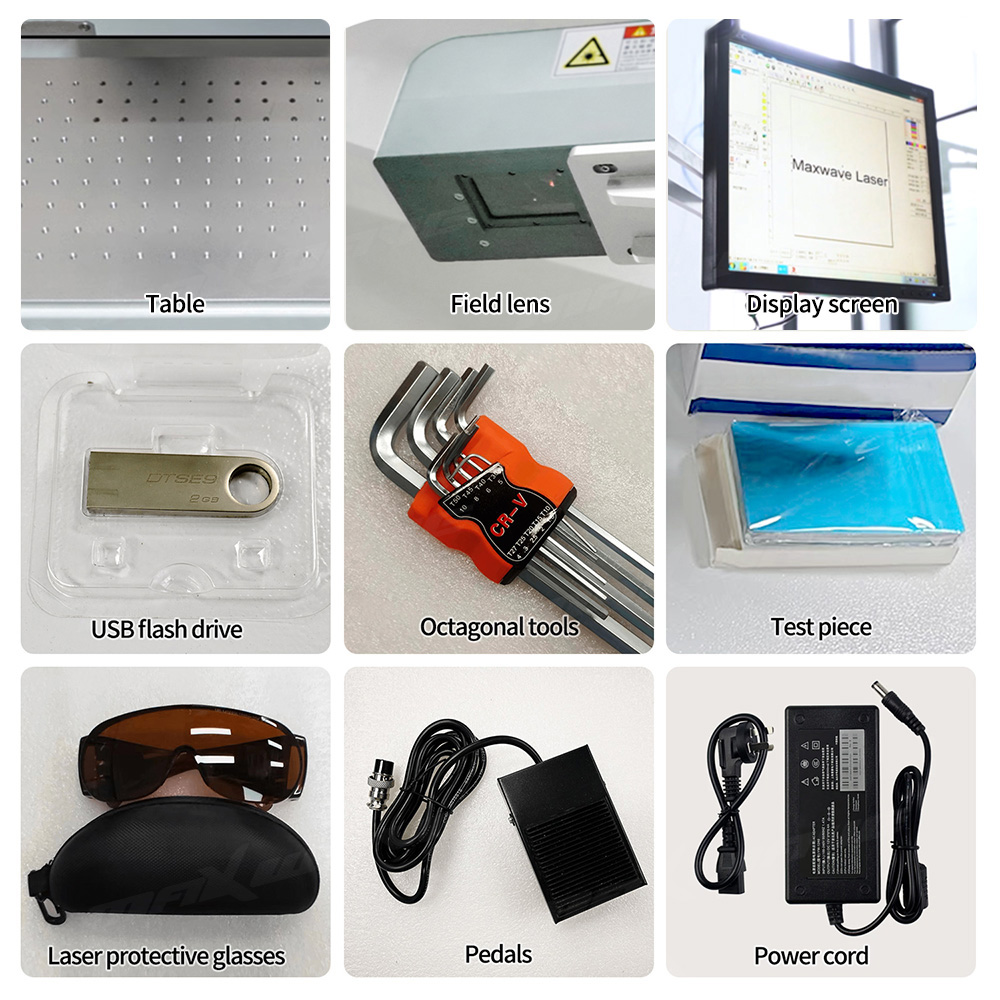 Maxwave 100W 3D Laser Marking  - Industrial Laser Marking Machine avaliação e preço
