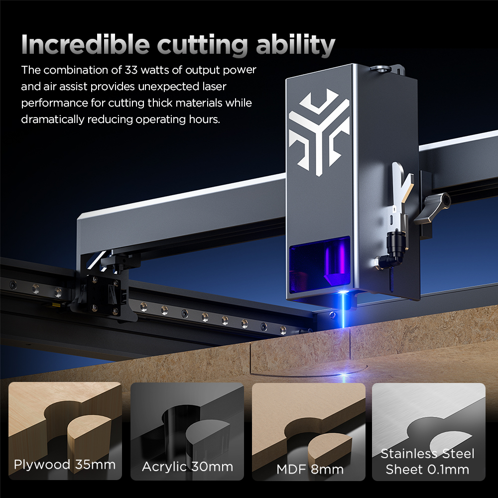 ACMER P2 Laser Engraver 33W 20 - Industrial Laser Equipment avaliação e preço