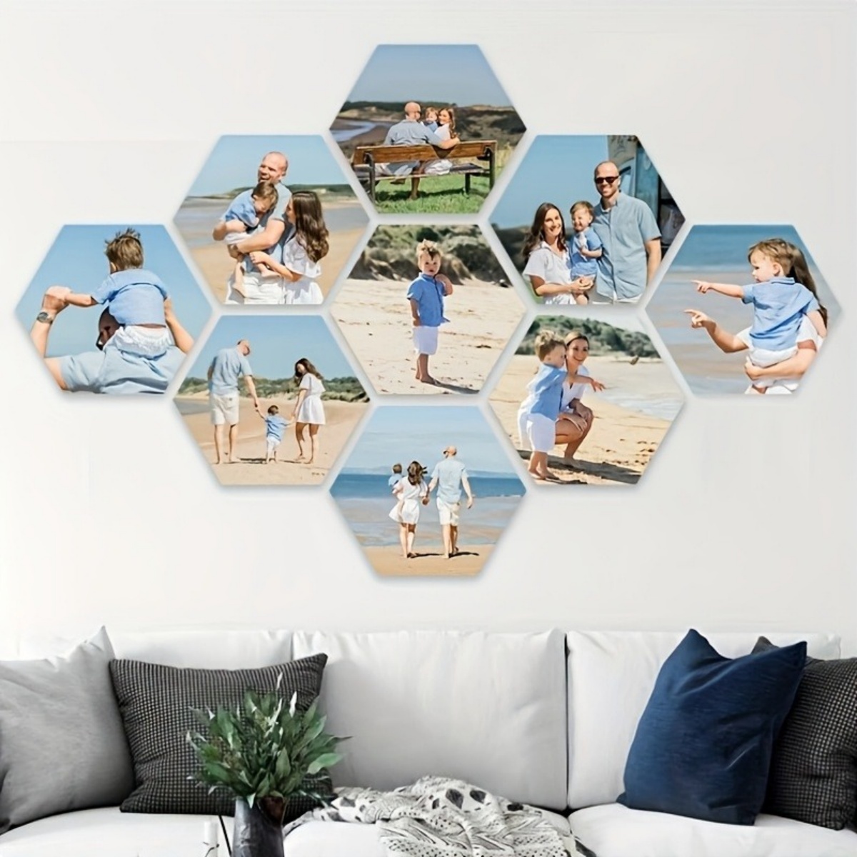 Custom Wall Decor — Modern Hex - Industrial Laser Power avaliação e preço
