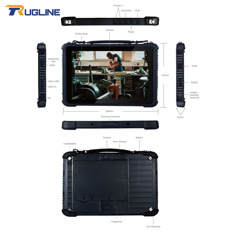 RUGLINE Windows 11 8G+128G Rug - Industrial Laser Light avaliação e preço