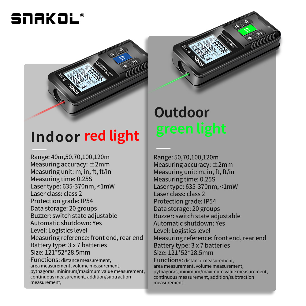 Snakol Laser Distance Meter 40 - Industrial Laser Training avaliação e preço