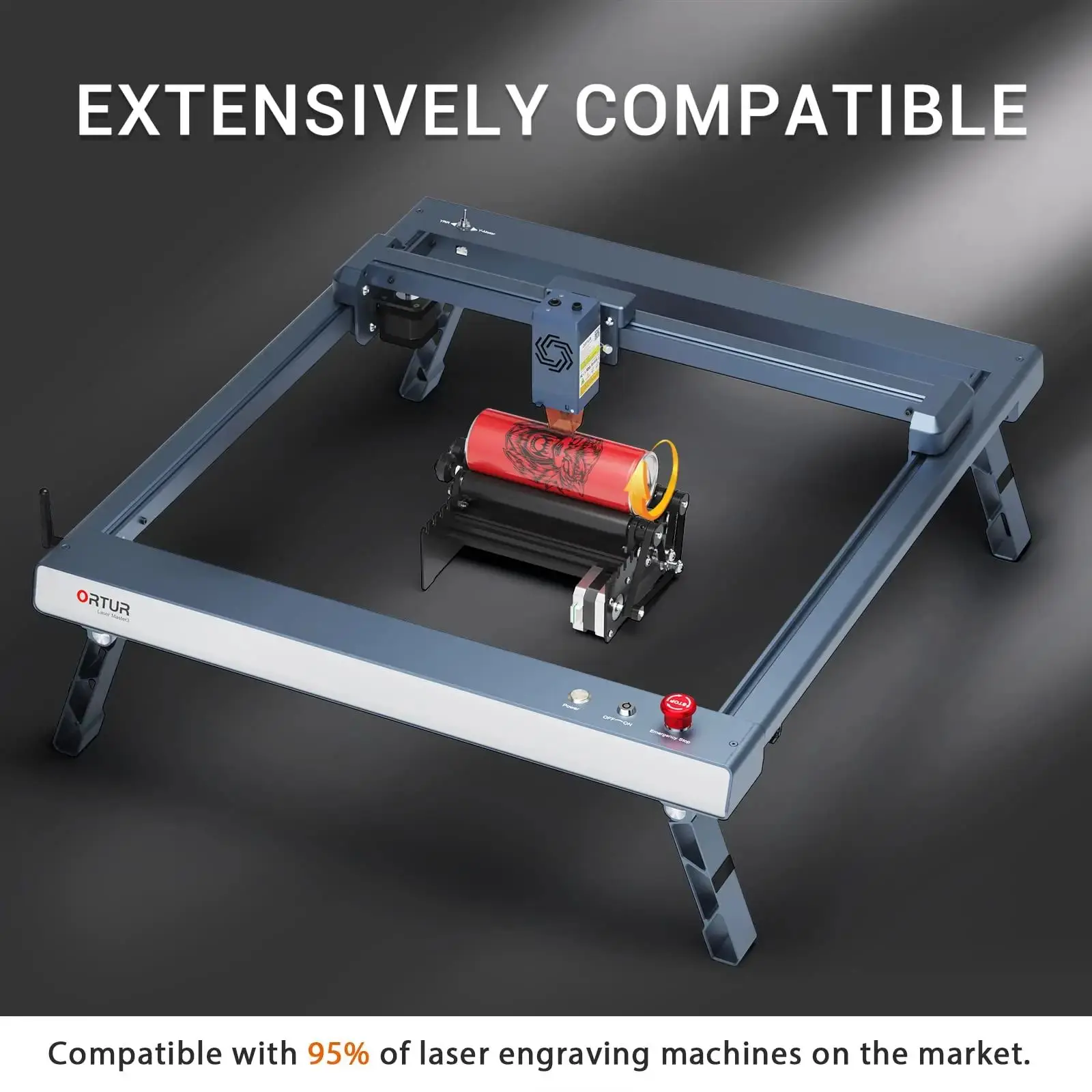 ORTUR Laser Rotary Roller Tool - Rotary Axis Laser Engraver avaliação e preço