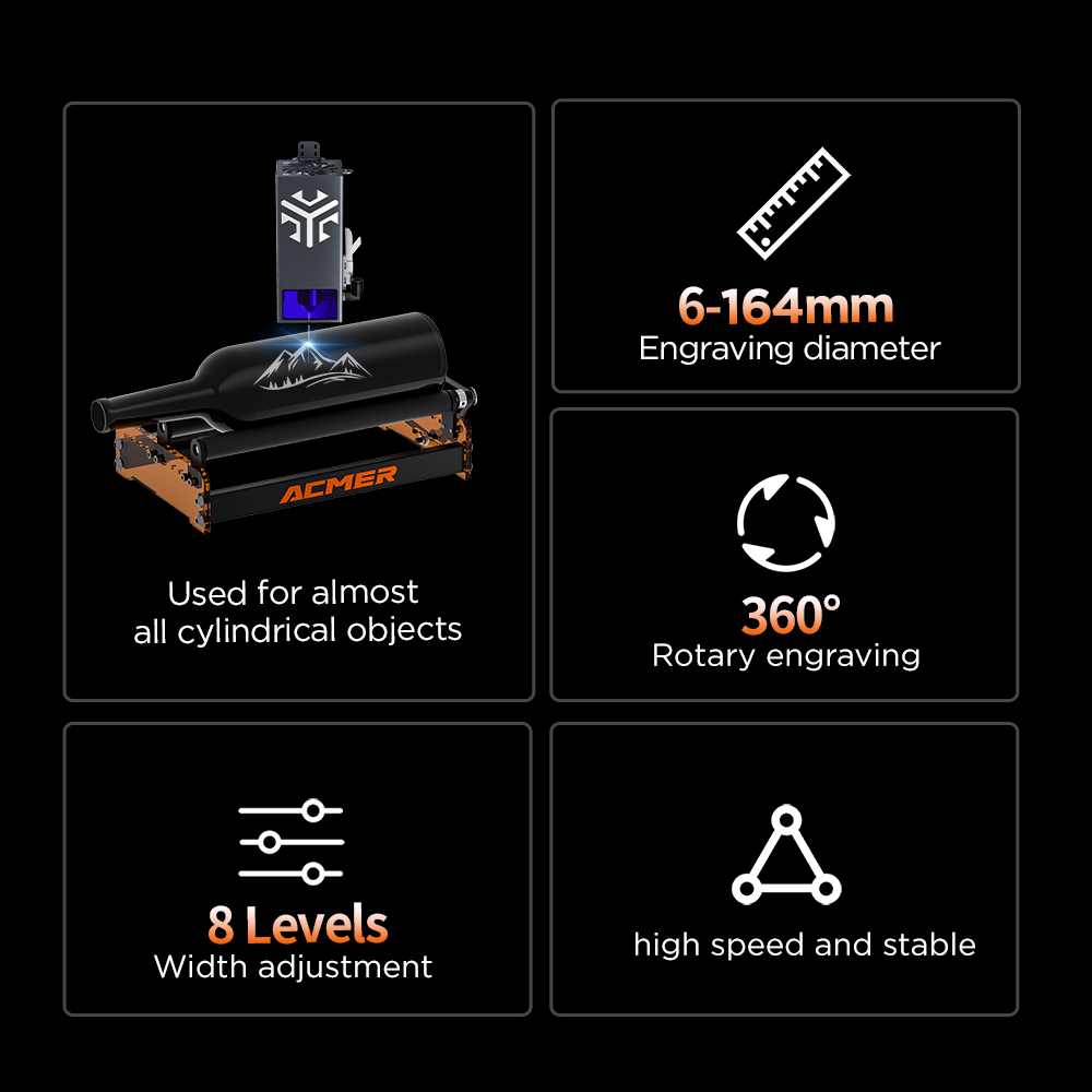 ACMER M3 Laser Rotary Roller 3 - Industrial Laser Equipment avaliação e preço