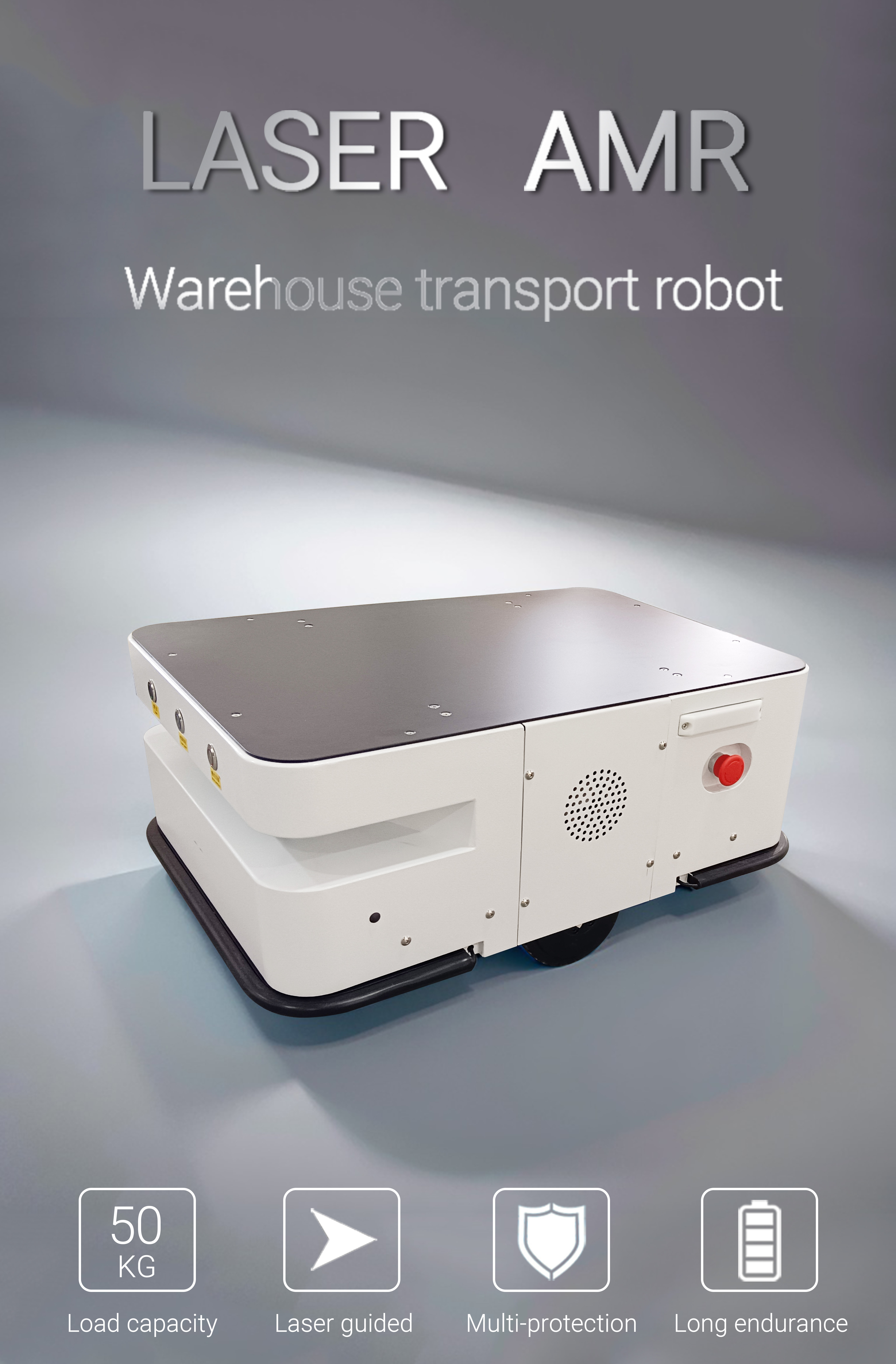 Compact Structure AMR Robot Wa - Industrial Laser Guide avaliação e preço