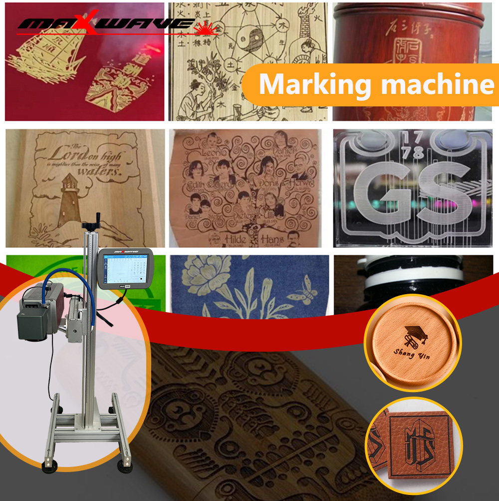 Versatile CO2 Flying Laser Mar - Industrial Laser Printing Machine avaliação e preço