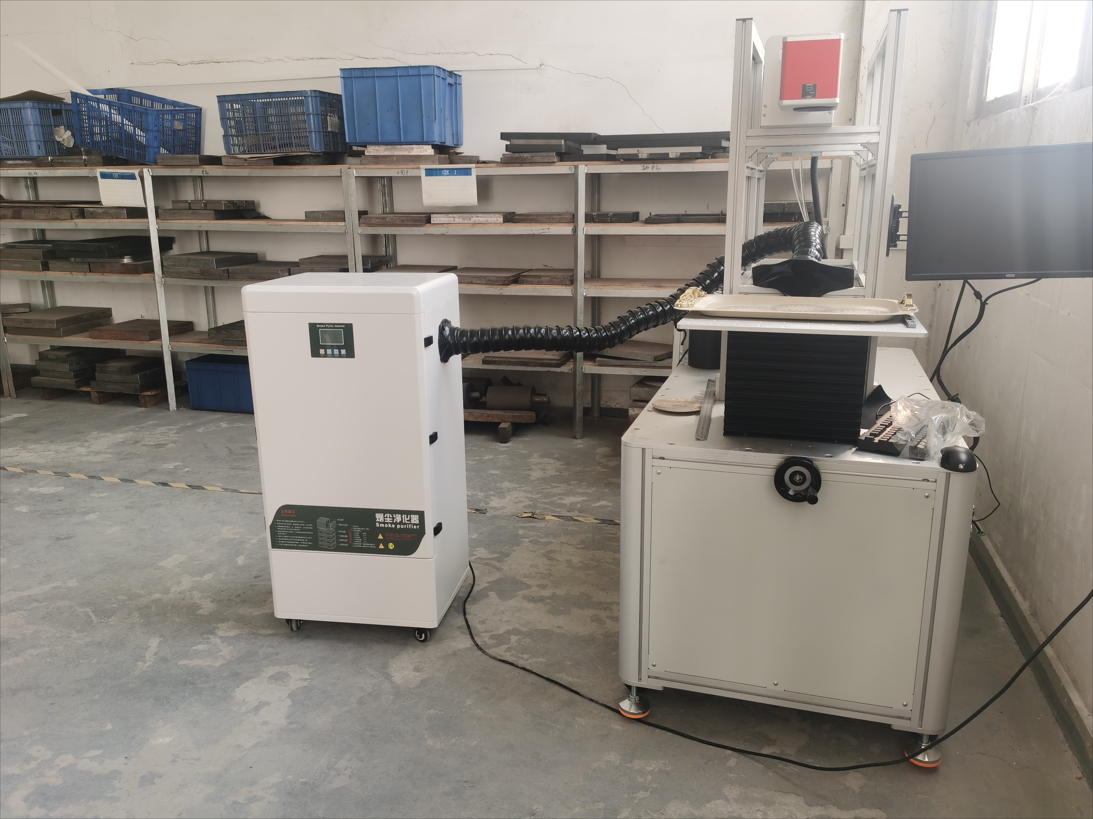 Industrial laser cutting flue  - Industrial Laser Fume Extractor avaliação e preço