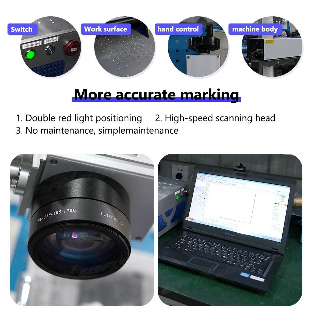 Fiber UV Laser Marking Printin - Industrial Laser Printing Machine avaliação e preço