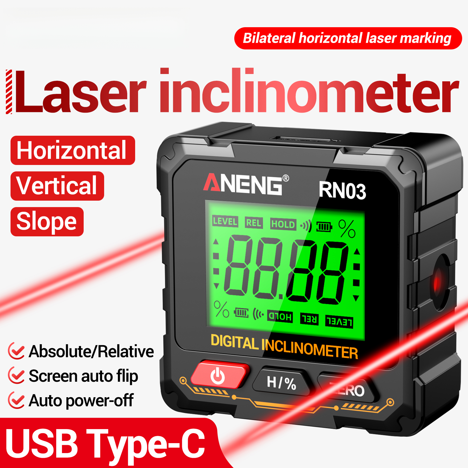 Laser Digital Inclinometer ANE - Industrial Laser Alignment avaliação e preço