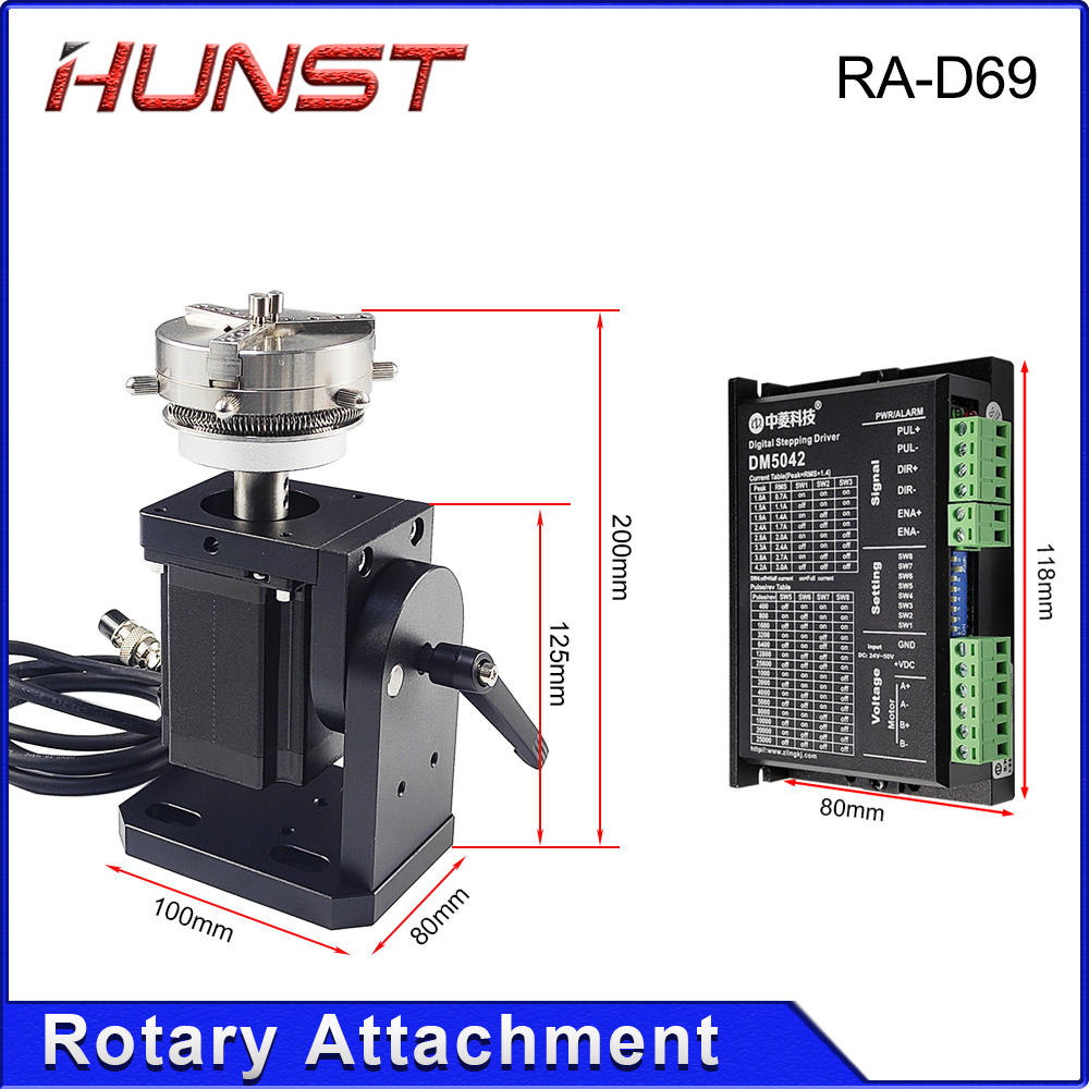 Hunst D69 D60 Laser Marking Ma - Rotary Axis Laser Engraver avaliação e preço