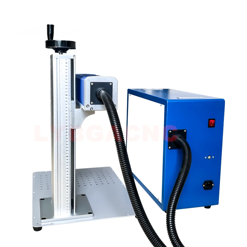 50W Fiber Laser 30W Metal Mark - Rotary Axis Laser Engraver avaliação e preço