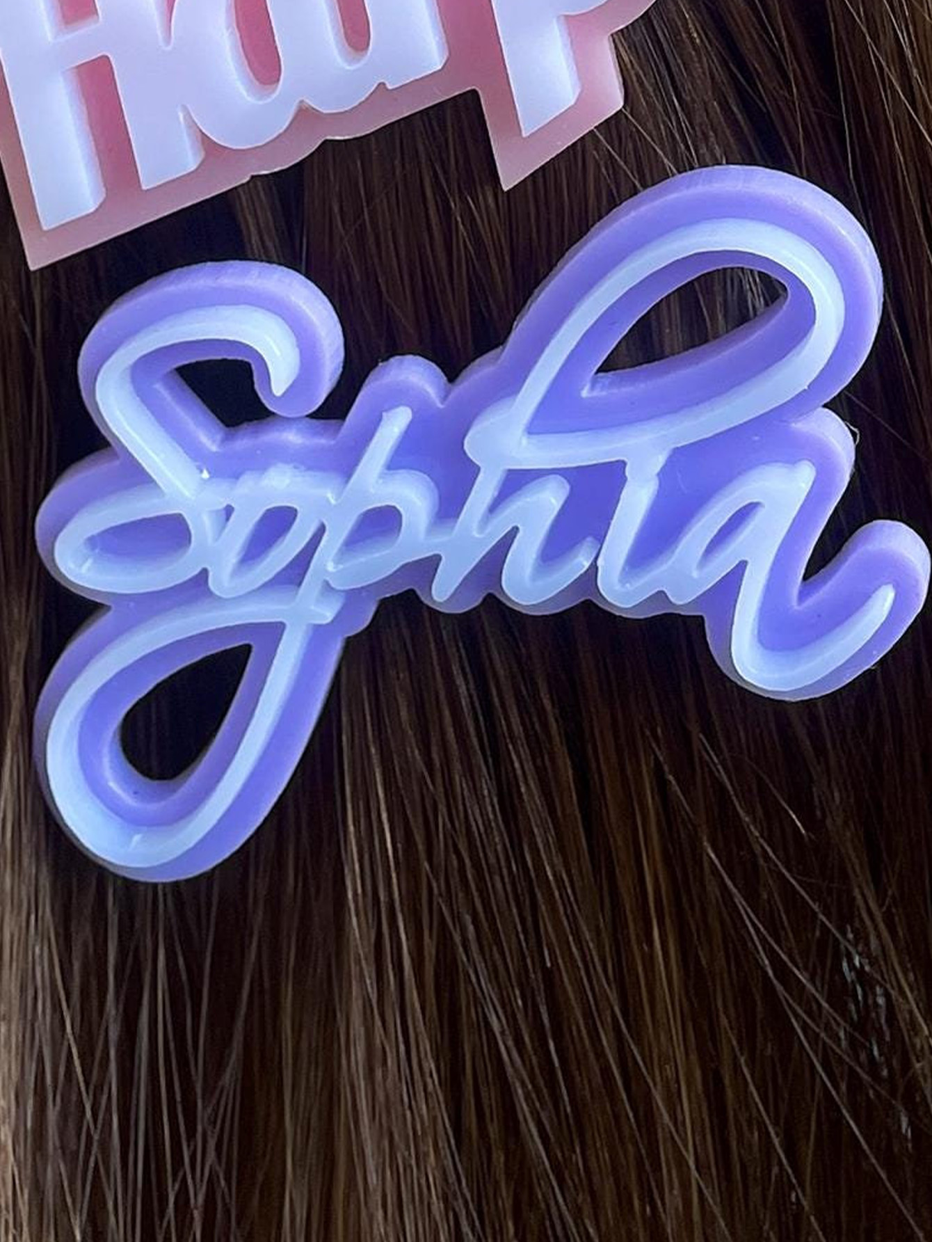 Custom Name Hair Clip - Name B - Industrial Laser Power avaliação e preço