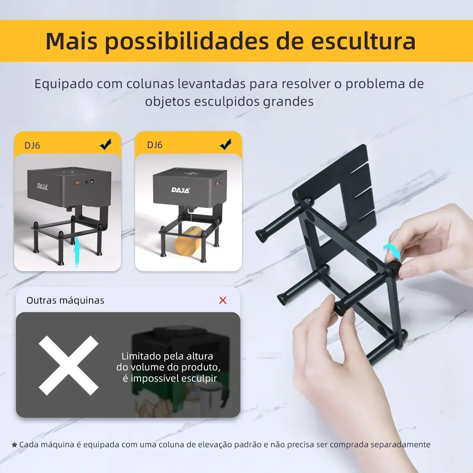 DAJA Laser Engraver CNC DIY DJ - Industrial Laser Printing Machine avaliação e preço