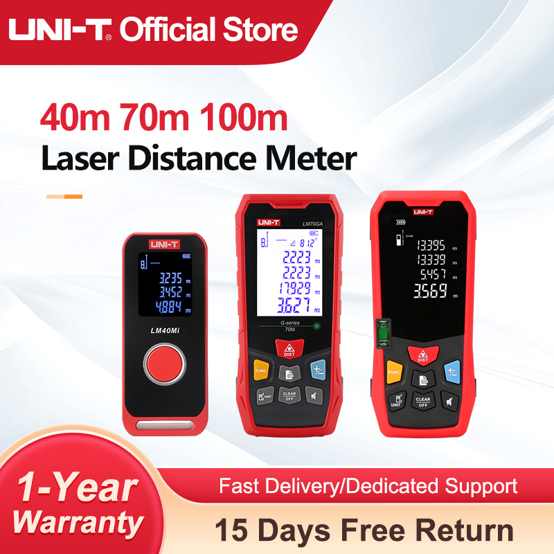 UNI-T Laser Rangefinder 40m 60 - Industrial Laser Distance Sensor avaliação e preço