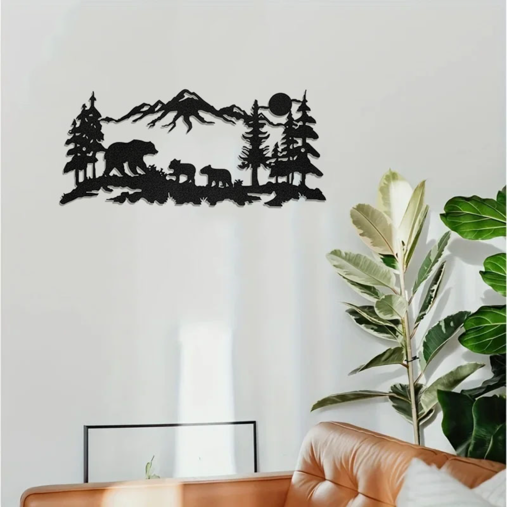 Metal Wall Art Deer Bear Laser - Industrial Laser Power avaliação e preço