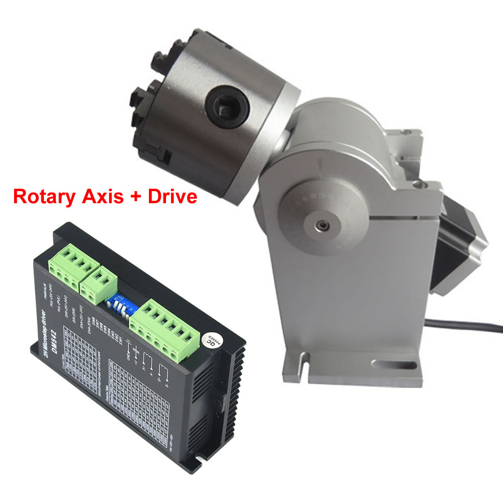 3 Claws Rotary Axis 80mm Chuck - Rotary Axis Laser Engraver avaliação e preço
