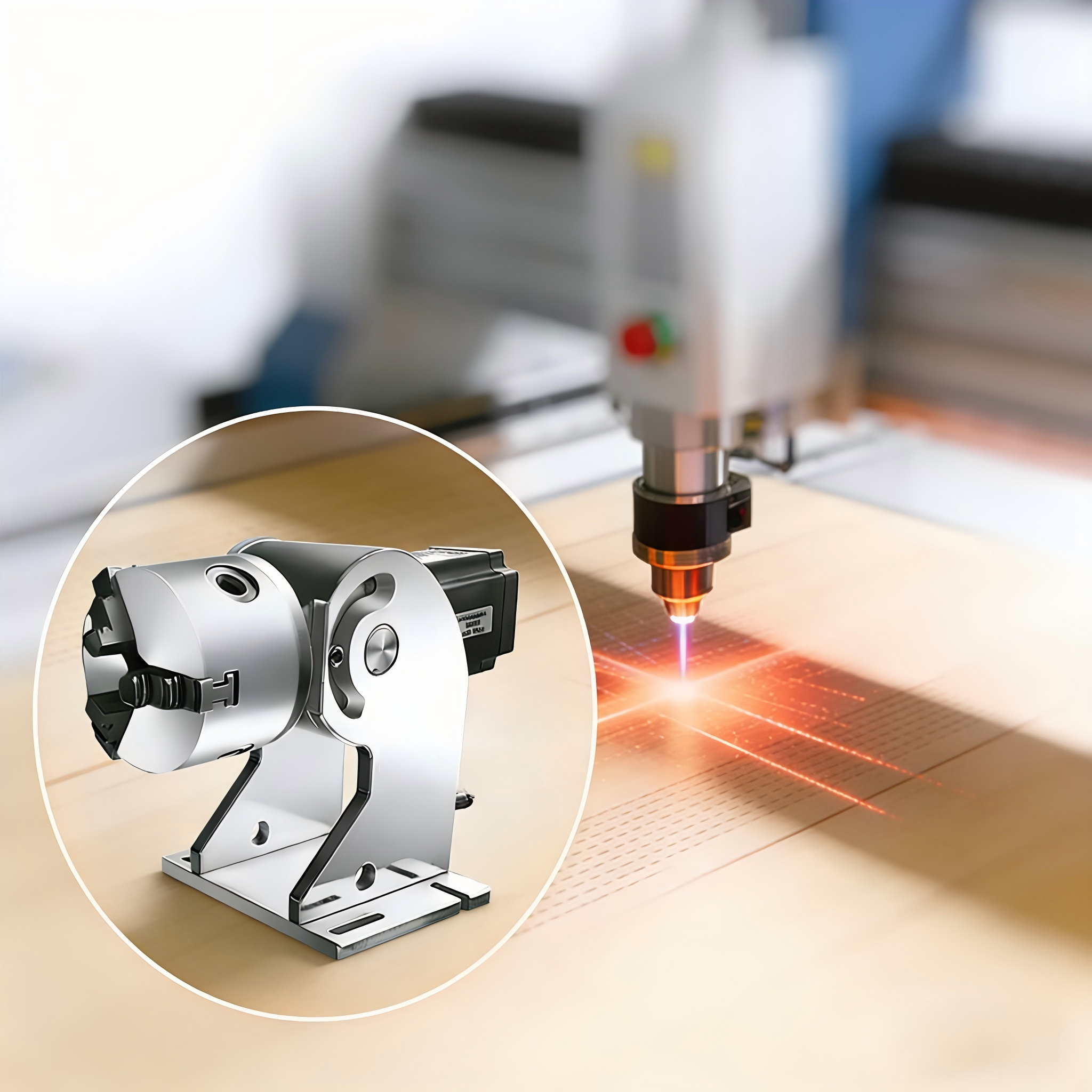 360° Laser Engraver Rotary Axi - Rotary Axis Laser Engraver avaliação e preço