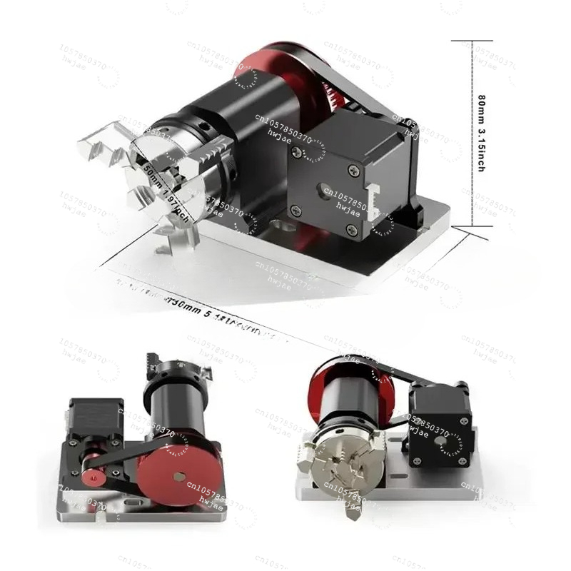 CNC 4th Axis Set  for TTC450 C - Rotary Axis Laser Engraver avaliação e preço